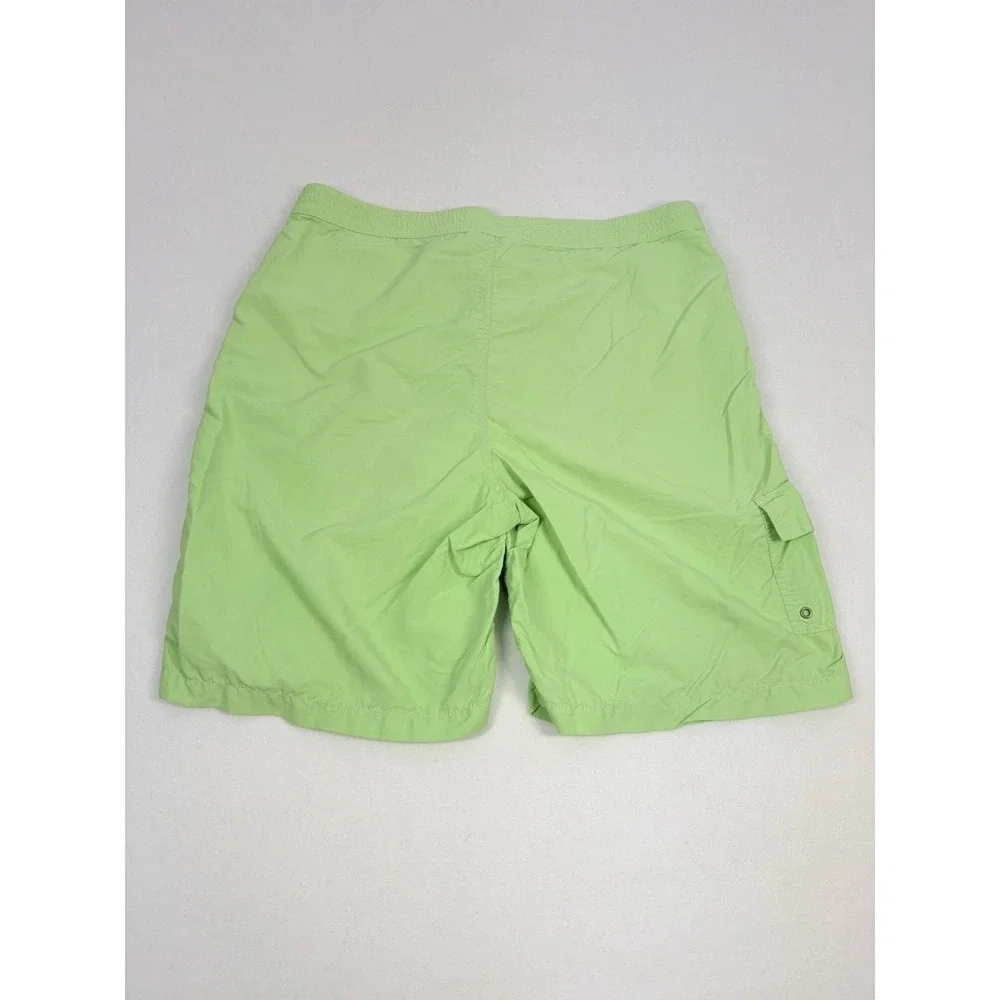 Polo Ralph Lauren‎ Mens Swim Trunks Adult Large Lime Green Mesh Lined Vintage